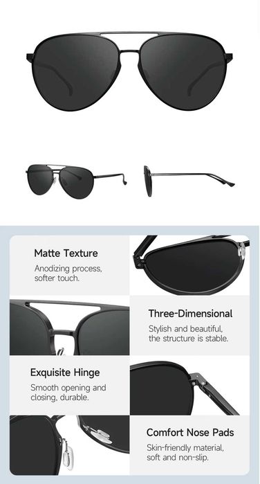 Xiaomi Mijia Солнцезащитные очки Mi Polarized Sunglasses Luke Unisex