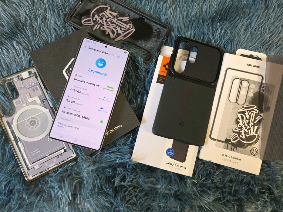 Samsung Galaxy S25 Ultra 512GB Titanium Silver - factură garanție 2027