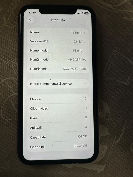 Iph 11 ,64 gb liber retea