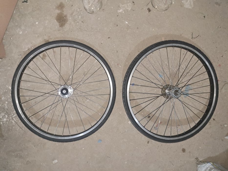 Vand / schimb roti bicicleta pline 27" cauciuc spuma