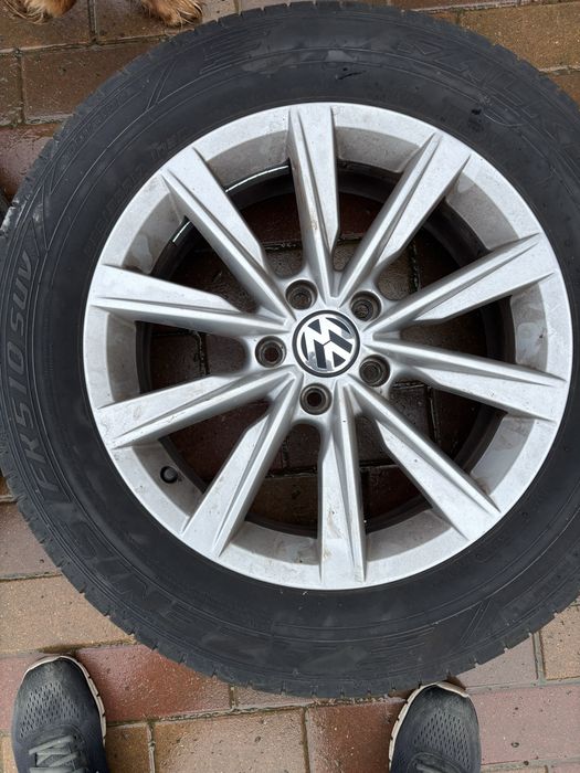 Roti jante VW Tiguan Passat Golf R17 cu anvelope de vara
