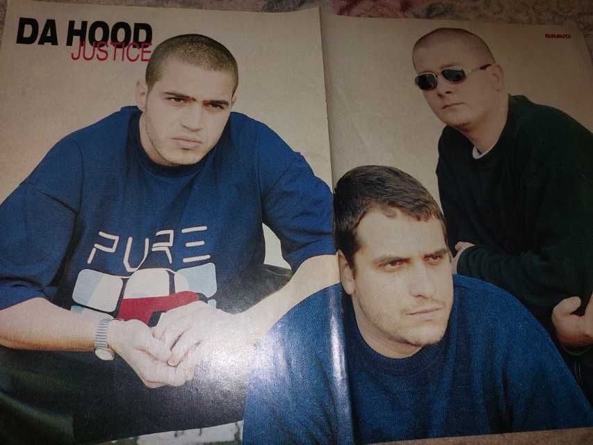 Poster hip hop anii 90 Da hood justice