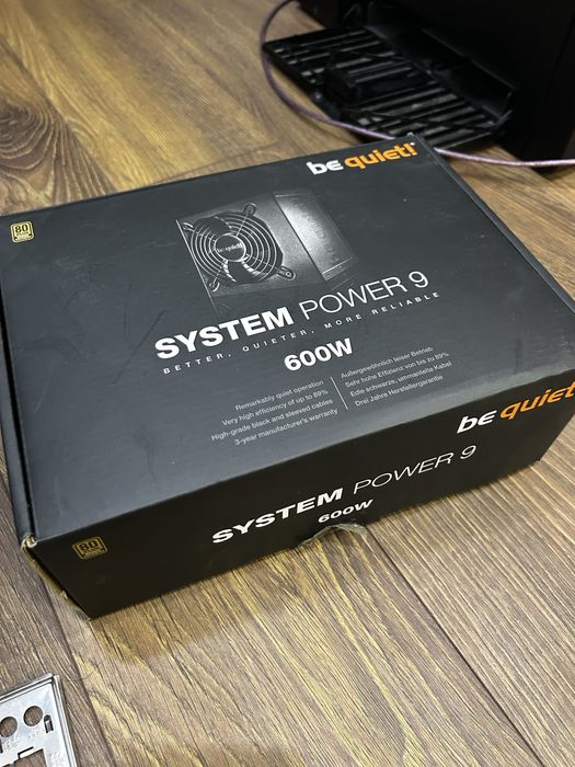 Блок питания Be Quiet! System Power 9 600W (BN247)