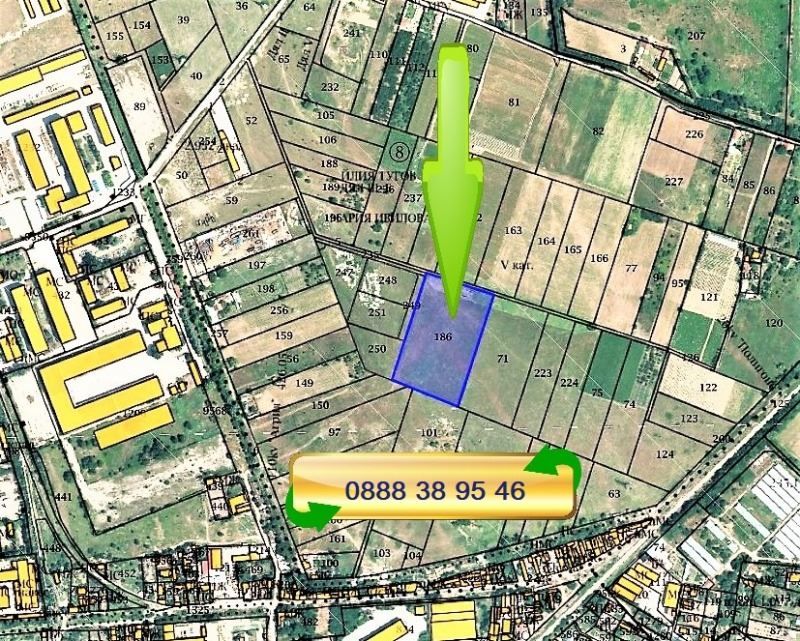 Продава се Парцел в Пловдив, Индустриална зона - Север - 12423 кв.м за 38 €/кв.м - Снимка #3