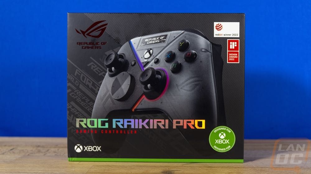 Controler Gaming ASUS ROG RAIKIRI PRO, Afisaj OLED,Conectivitate Tri-Mod, PC Si Xbox, Negru,sigilat