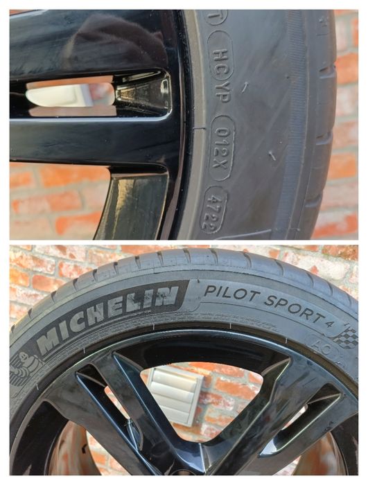 Jante originale "19 audi A6 C8 2022, anvelope Michelin 245 45 R19 AO