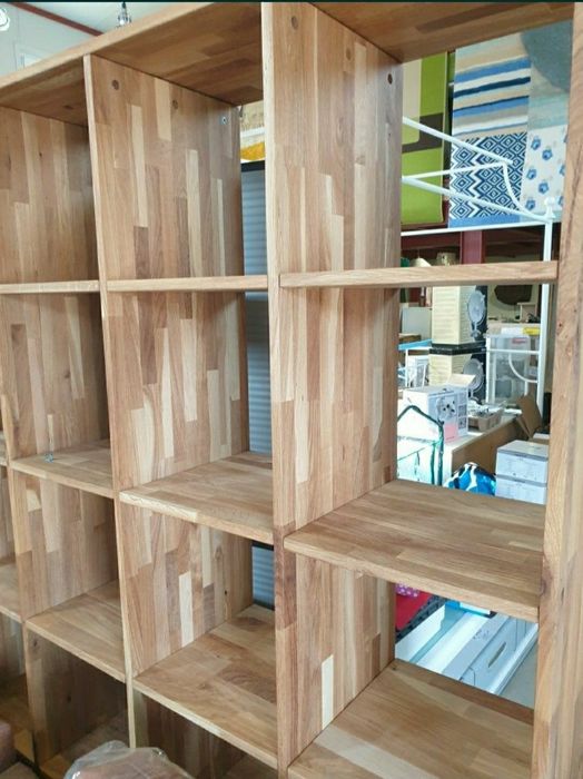 Raft GrapWood VI, cu 25 compartimente,lemn masiv de stejar