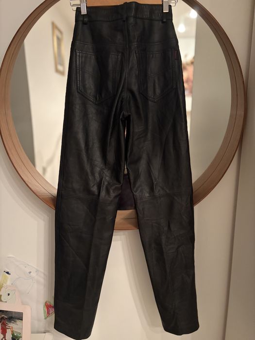 Pantaloni dama  Maddox piele naturala -34