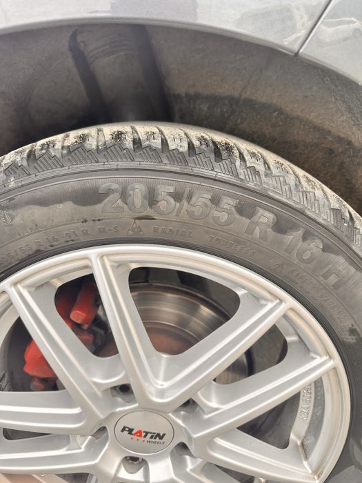 Jante R16 5x112 cu cauciucuri m +s