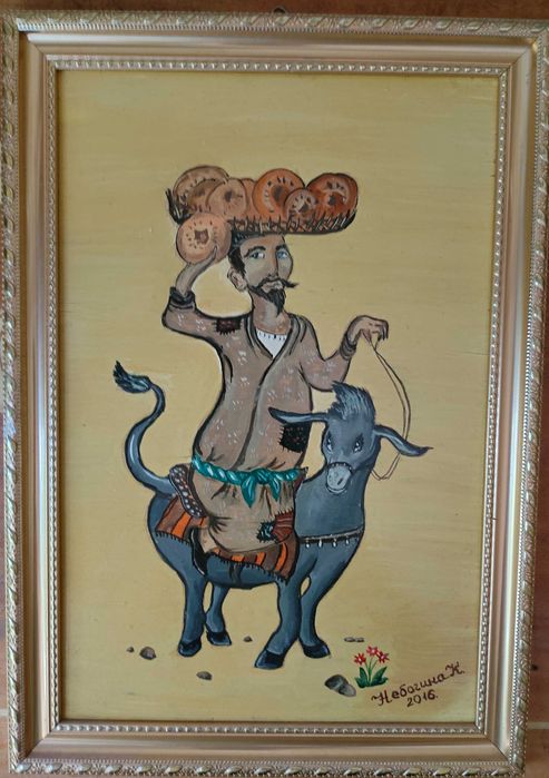 Продаётся серия картин восточной миниатюры  "Продавцы старого базара"