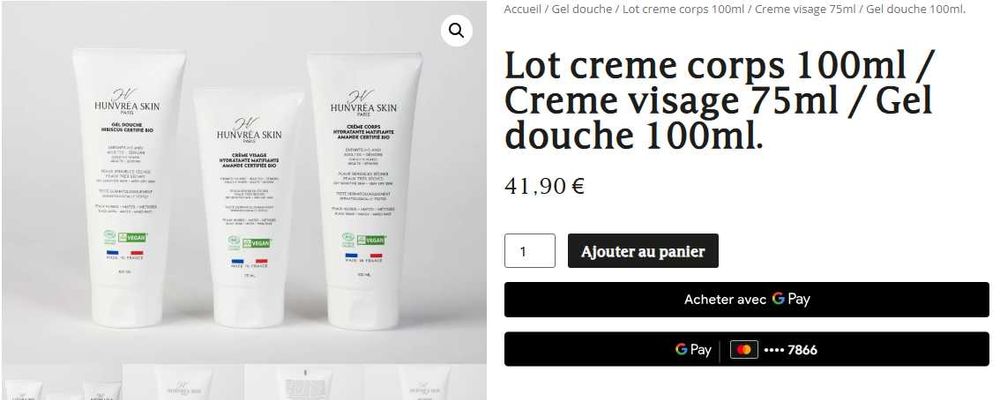 Set creme frantuzesti organice,rutina de ingrijire a pielii