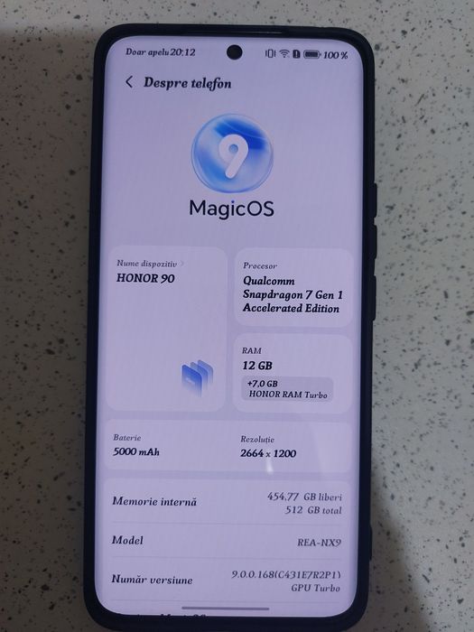 Vând honor 90 în stare buna