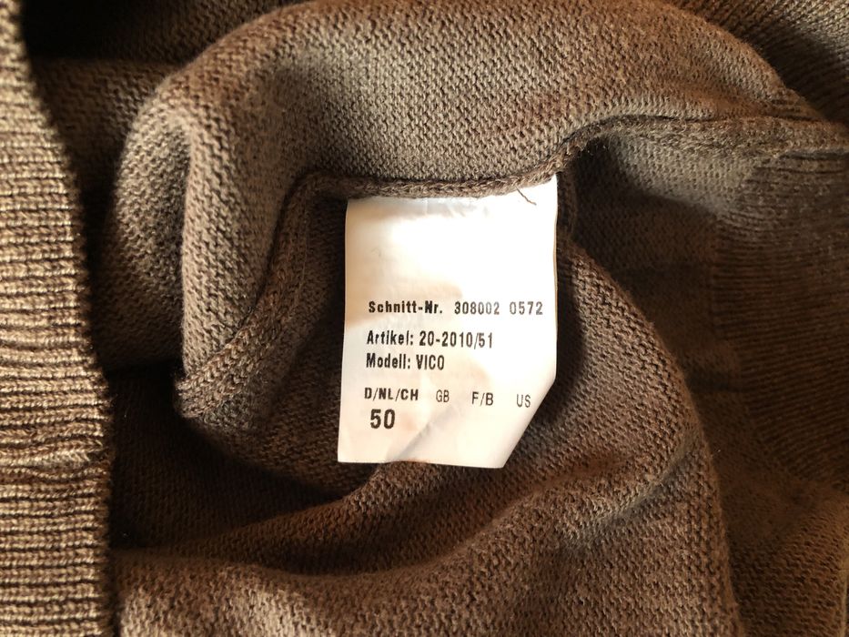 100% вълна Brax / Crewfield мъжки пуловери - L