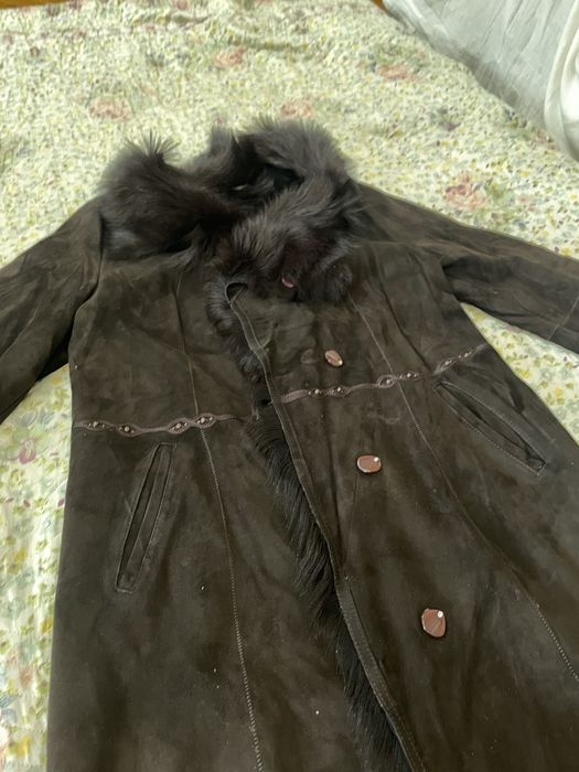 Тоскано мех Нарутальная дубленка