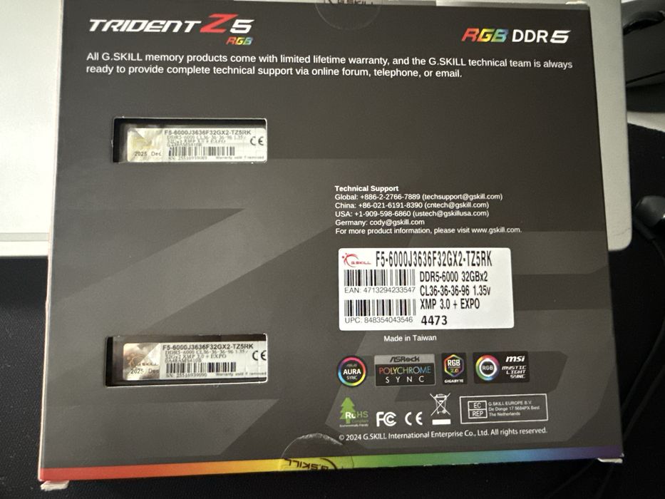 G.Skill Trident Z5 64Gb(2x32Gb)