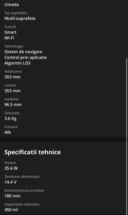Robot aspirare xiaomi