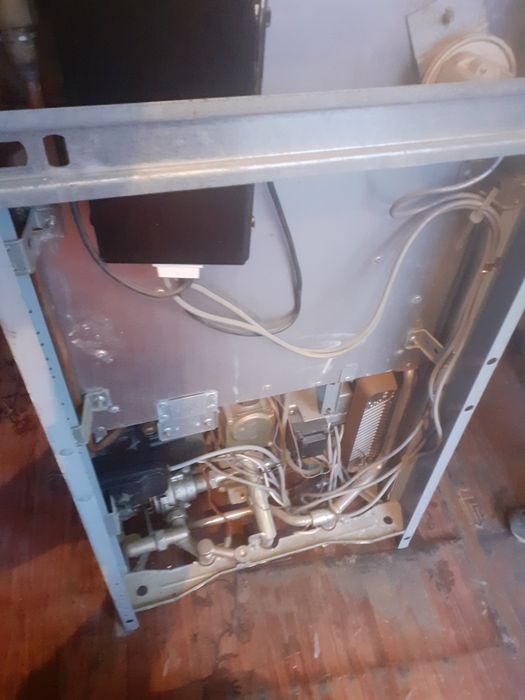 Газовая печка  стены