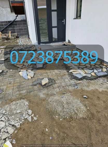 Piatră de Munte pentru Aleei Japoneze, Pavaje Curte