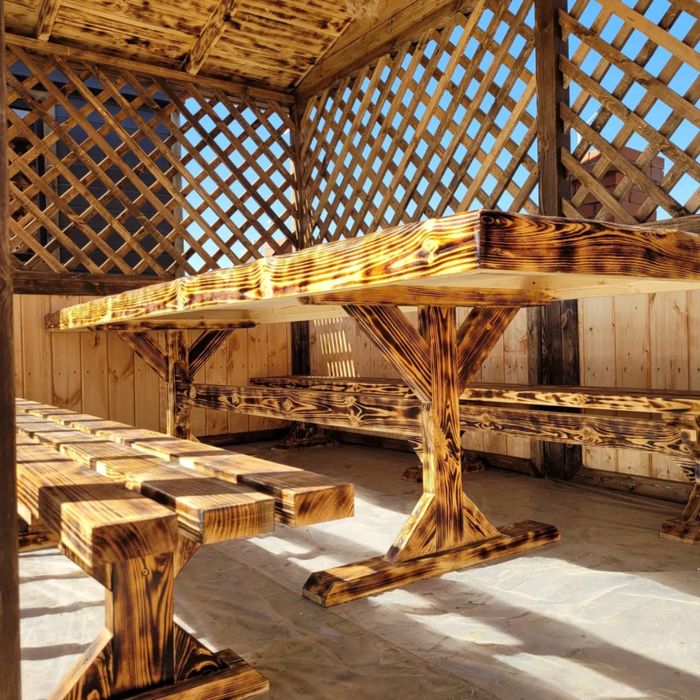 Деревянная беседка