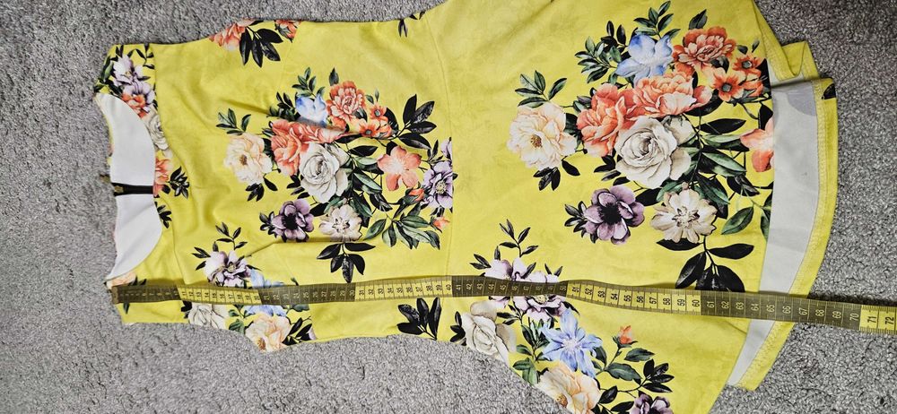 Потник/ Топ в жълт цвят