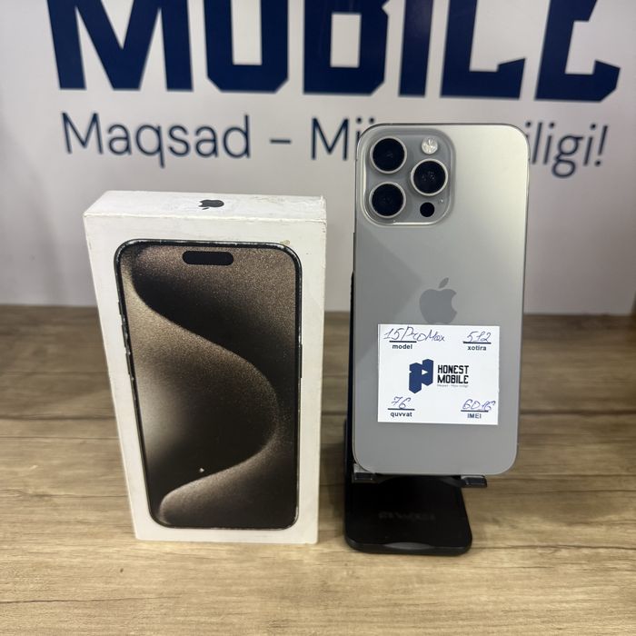iPhone 15 Pro Max 512gb natural NASIYA BOR