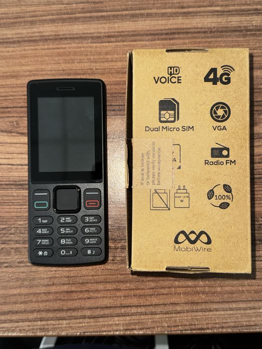 Чисто нов MobiWire Hi 02 4G Dual Micro SIM – Неизползван / С кутия
