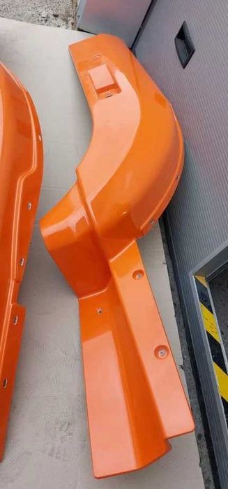 Панель передней части переднего крыла левая на КамАЗ (Рест.)