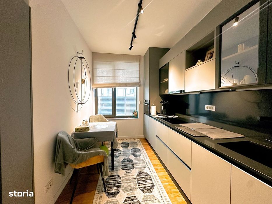 Apartament vanzare 2 camere Sos. Nordului | Grădină 37mp | mobilat lux — fotografia 3