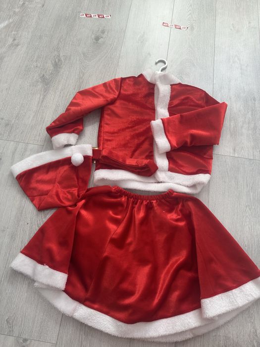 Костюм санты на девочку