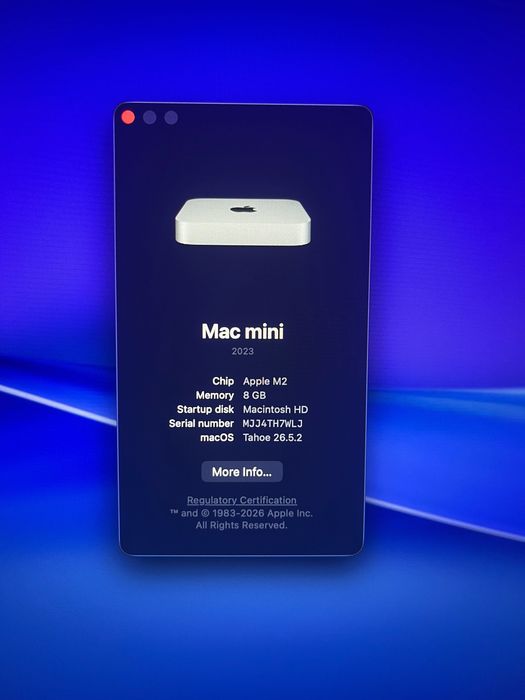 Apple Mac Mini M2 8GB 256GB