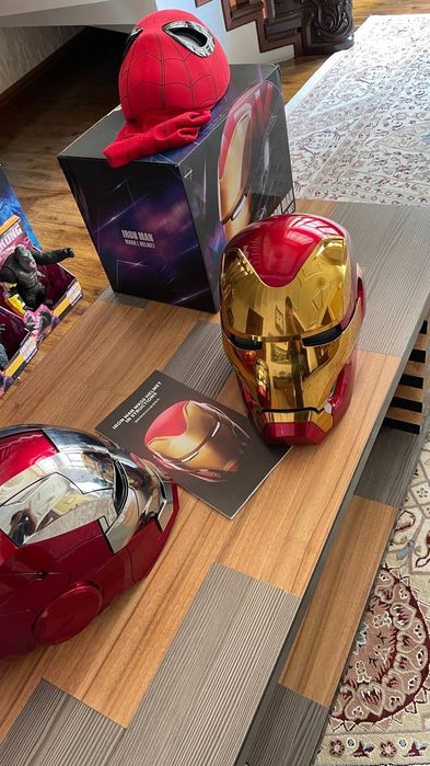 Шлем Железный человек MK5 IRON MAN с голосовым, сенсорным управлением