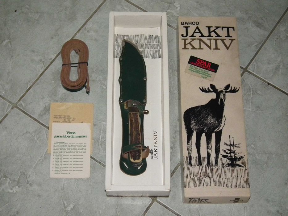 Cutit vánátoare retro suedez Bahco masiv plásele din corn stil Maurer nr.1