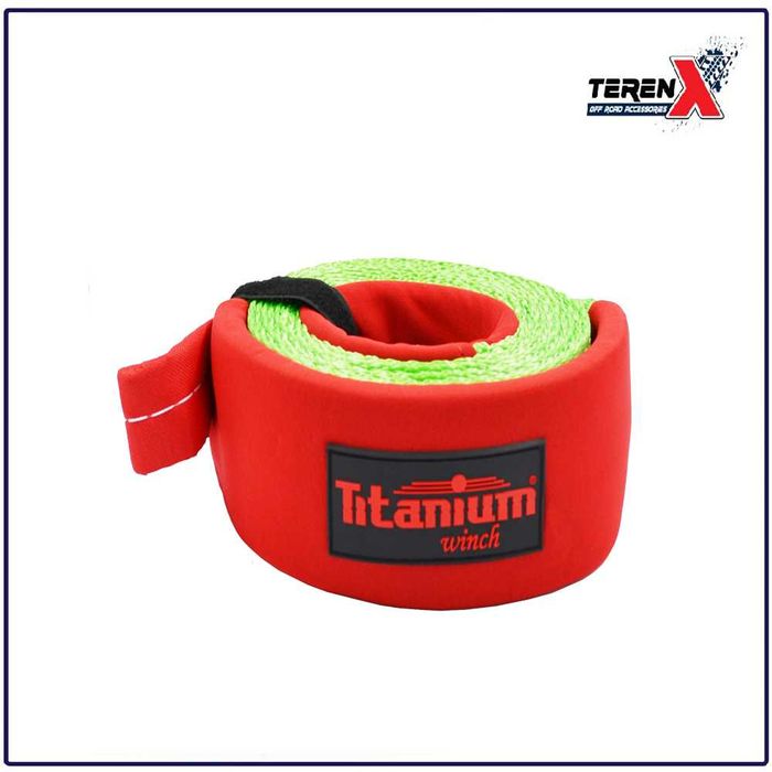 Șufă copac, chingă Titanium Winch 2T, 3m x 75mm