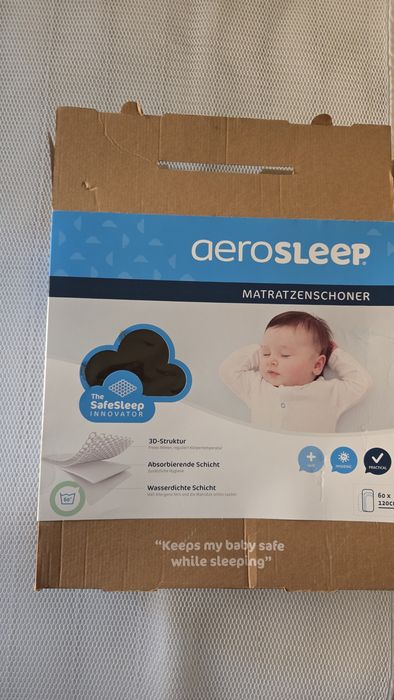 Aerosleep- топ матрак, протектор за безопасен сън 3 в 1 - 60x120cm