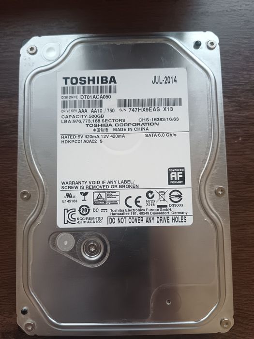 Продам hhd 500 gb