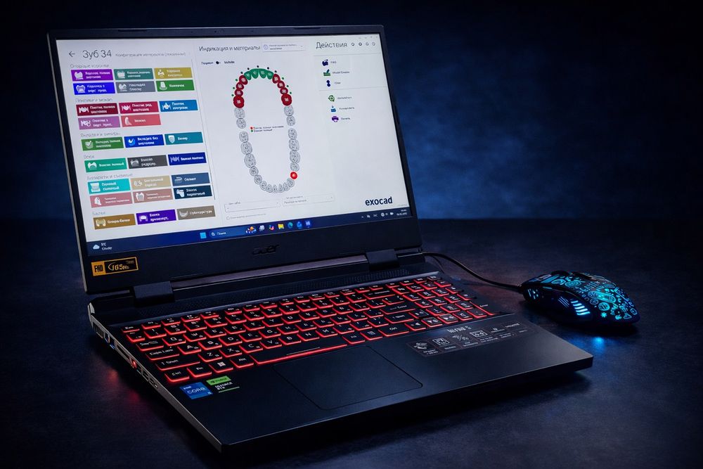 Игровой ноутбук Acer nitro 5 RTX4050 6gb, Озу 16gb