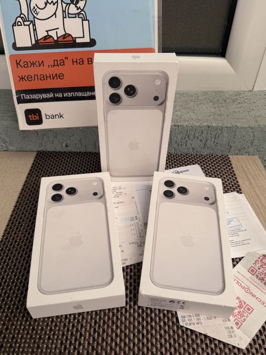 НОВ!iPhone 17 Pro max SILVER Deep BLUE ORANGE 256GB айфон 17 про макс ЛИЗИНГ TBI*47€/м