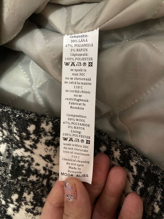 Palton dama - made in Romania