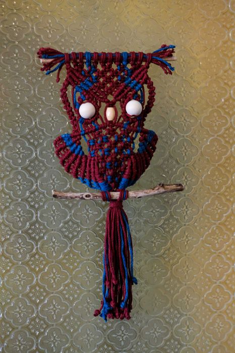vand decoratiune macrame