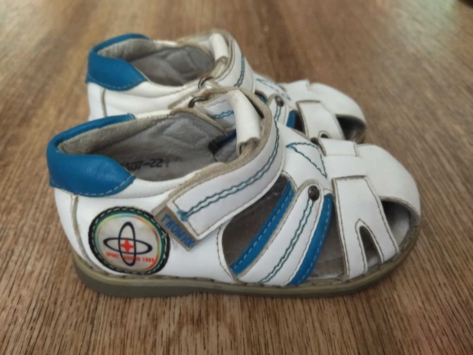 Сандали 14 см кожа