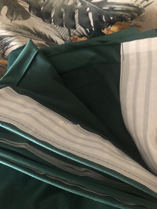 Draperie catifea verde smarald 3m