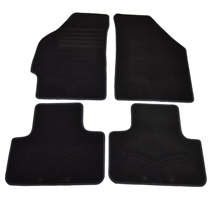 Covorase mocheta Fiat Punto 3U/5U 9/1999-8/2009 Negru, set de 4 bucati