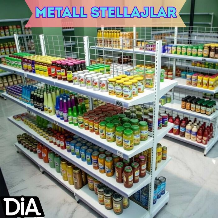 Стеллаж металлический сборный, konstruktiv metall stellajlar