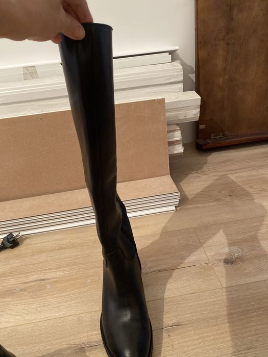 Сапоги зимние кожа Баскони