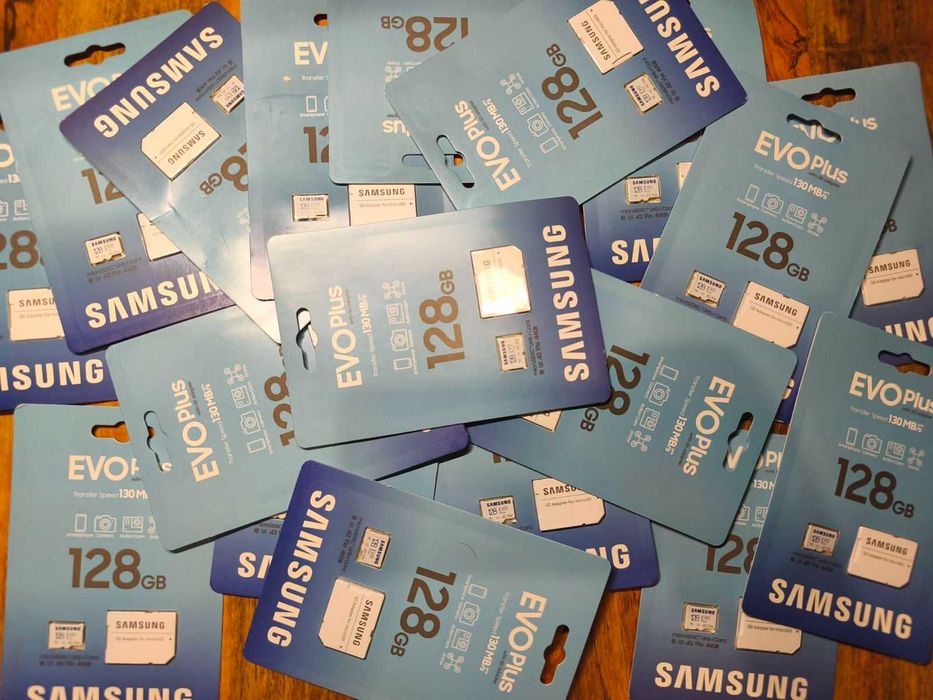 ЧИСТО НОВА Карта памет 128GB microSD Samsung EVO Plus, НАЙ НИСКА ЦЕНА!