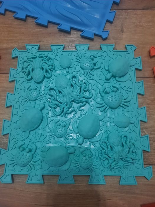 Модулен килим за игра Ortho Puzzle - микс море