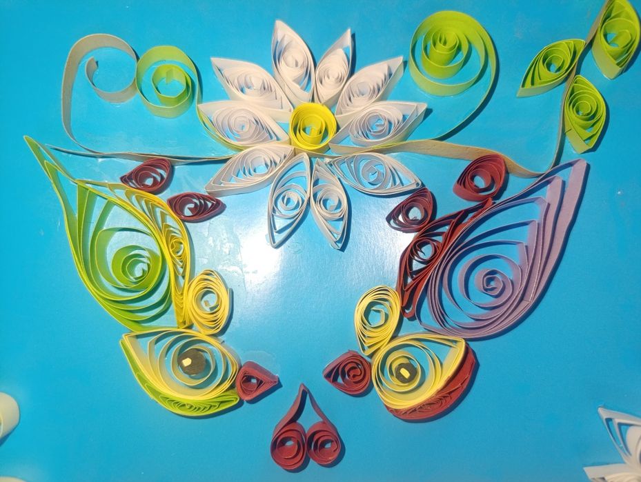 Kvilling qol ishi..Квиллинг ручная работа .