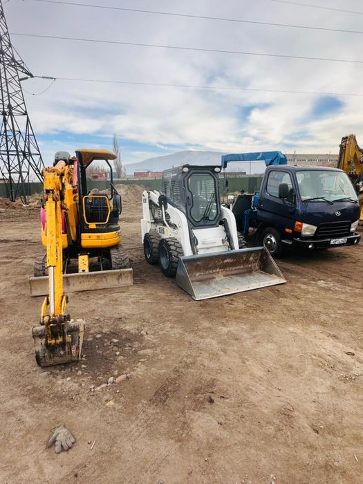 Услуги мини погрузчик бобкат