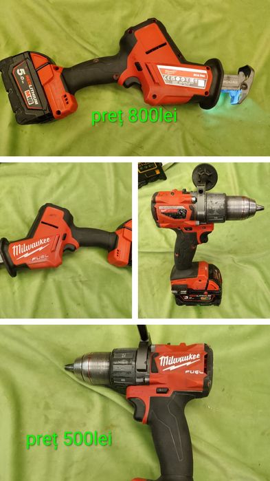 Scule dewalt Milwaukee hilti makita
