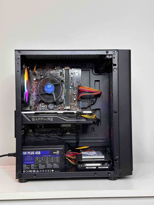 Геймърски компютър i5-4570, 8GB, RX 570